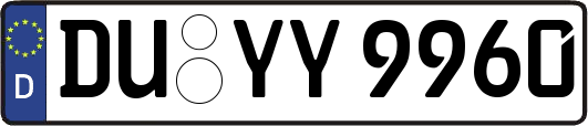 DU-YY9960