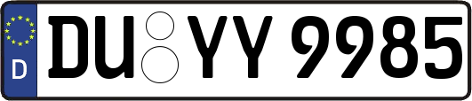 DU-YY9985