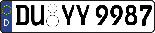 DU-YY9987