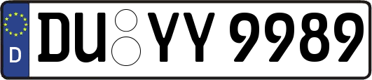 DU-YY9989