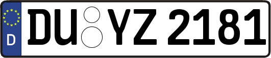 DU-YZ2181