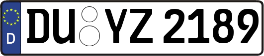 DU-YZ2189