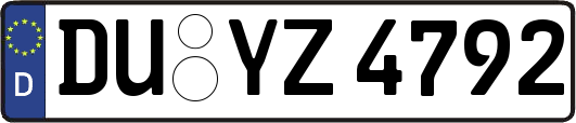 DU-YZ4792
