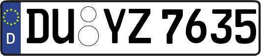 DU-YZ7635