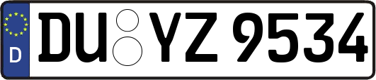 DU-YZ9534