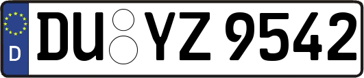 DU-YZ9542