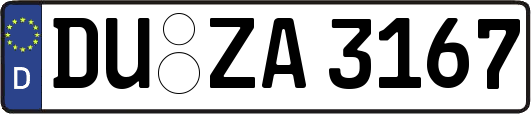 DU-ZA3167