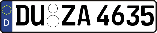 DU-ZA4635