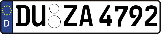 DU-ZA4792
