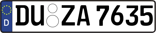 DU-ZA7635