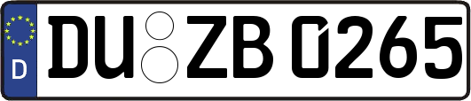 DU-ZB0265