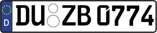 DU-ZB0774