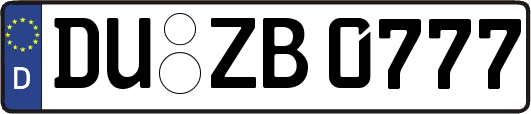 DU-ZB0777