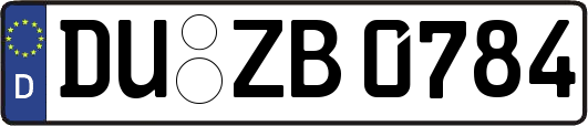 DU-ZB0784
