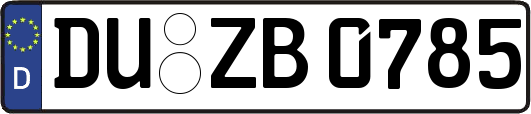 DU-ZB0785