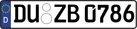 DU-ZB0786