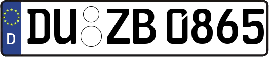 DU-ZB0865