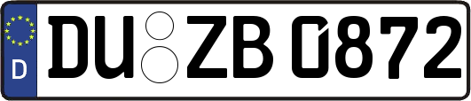 DU-ZB0872