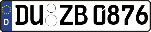 DU-ZB0876