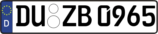 DU-ZB0965