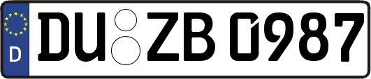 DU-ZB0987