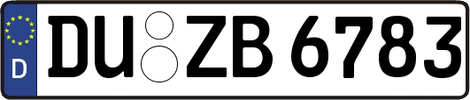 DU-ZB6783