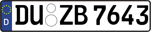 DU-ZB7643