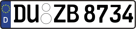 DU-ZB8734