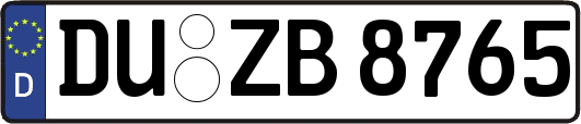 DU-ZB8765
