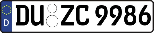 DU-ZC9986