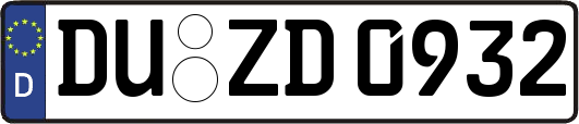 DU-ZD0932