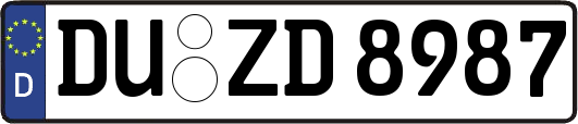 DU-ZD8987