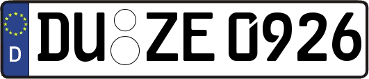DU-ZE0926