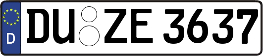 DU-ZE3637