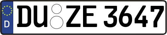 DU-ZE3647