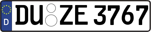 DU-ZE3767