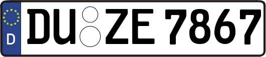 DU-ZE7867