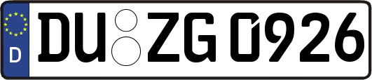 DU-ZG0926