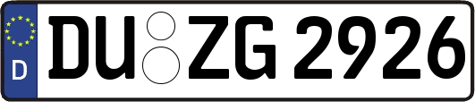 DU-ZG2926
