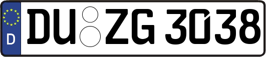 DU-ZG3038