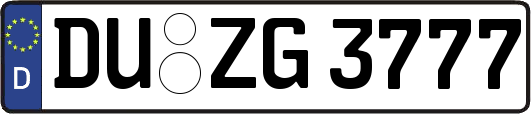 DU-ZG3777