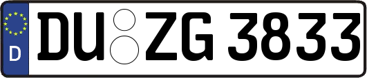 DU-ZG3833
