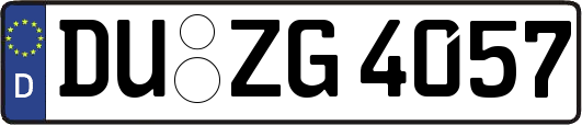 DU-ZG4057