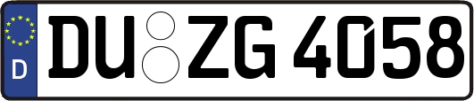 DU-ZG4058