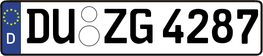 DU-ZG4287