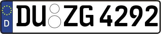 DU-ZG4292