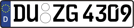 DU-ZG4309