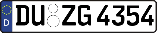 DU-ZG4354