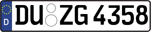 DU-ZG4358