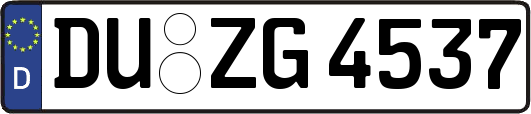 DU-ZG4537